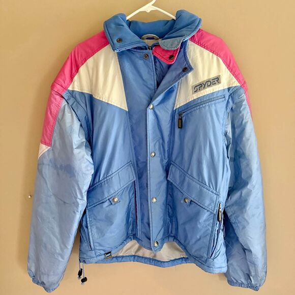 Vintage Spyder 2 in 1 Ski Jacket & Vest Size Large - Picture 2 of 10